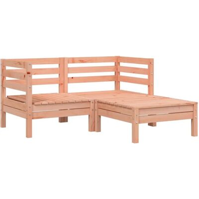 vidaXL buitenbank van hout - 2-zits tuinbank met voetenbank - Modulaire tuinmeubelen vidaXL buitenbank van hout - 2-zits tuinbank met voetenbank - Modulaire tuinmeubelen