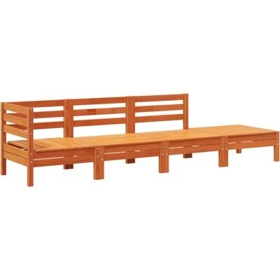 vidaXL 838051 Buitenmeubelset - Weerbestendig Dennenhouten 4-Zits vidaXL 838051 Buitenmeubelset - Weerbestendig Dennenhouten 4-Zits