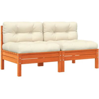 vidaXL Gartenbank - Braun - Modulares Gartensofa vidaXL Gartenbank - Braun - Modulares Gartensofa