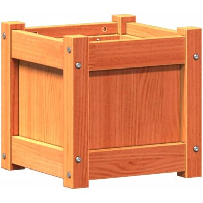 vidaXL Pflanzgefäß Braun 31x31x31 cm - Garten Pflanzer vidaXL Pflanzgefäß Braun 31x31x31 cm - Garten Pflanzer