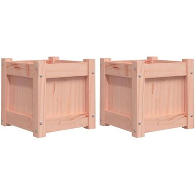 vidaXL Gartenpflanzgefäße Massives Douglas-Fichtenholz 2 Stk - Gartenpflanzen vidaXL Gartenpflanzgefäße Massives Douglas-Fichtenholz 2 Stk - Gartenpflanzen