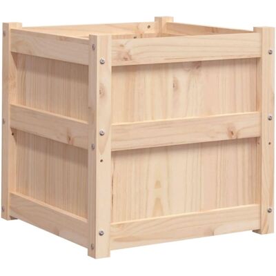 vidaXL tuinplantbak 50x50x50 cm massief dennenhout - Tuinplantbak vidaXL tuinplantbak 50x50x50 cm massief dennenhout - Tuinplantbak