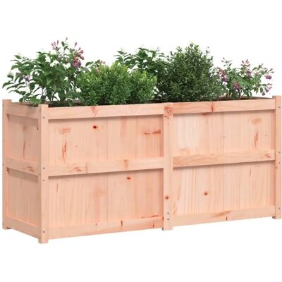 vidaXL Gartenpflanzkübel Massives Douglas Holz 150x50x70 cm - Gartentopf vidaXL Gartenpflanzkübel Massives Douglas Holz 150x50x70 cm - Gartentopf
