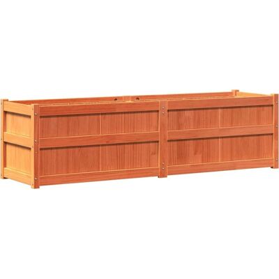 vidaXL Gartendübel - Großer rustikaler Holzblumentopf für Gärten vidaXL Gartendübel - Großer rustikaler Holzblumentopf für Gärten