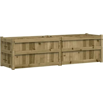 vidaXL Puutarhapata - Impregnoituu mäntypuuta 180x50x50 cm vidaXL Puutarhapata - Impregnoituu mäntypuuta 180x50x50 cm