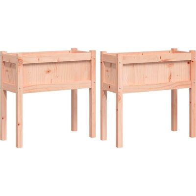 vidaXL Gartenkübel 2 Stück mit Beinen - Gartendekoration vidaXL Gartenkübel 2 Stück mit Beinen - Gartendekoration