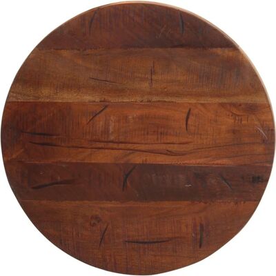 vidaXL Plateau de Table Ronde en Bois Recyclé 60x2,5cm - Publicité vidaXL Plateau de Table Ronde en Bois Recyclé 60x2,5cm - Publicité
