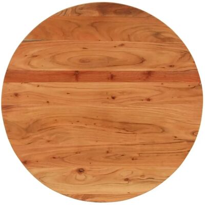 vidaXL Ronde Massieve Acaciahouten Tafelblad - Eettafel vidaXL Ronde Massieve Acaciahouten Tafelblad - Eettafel