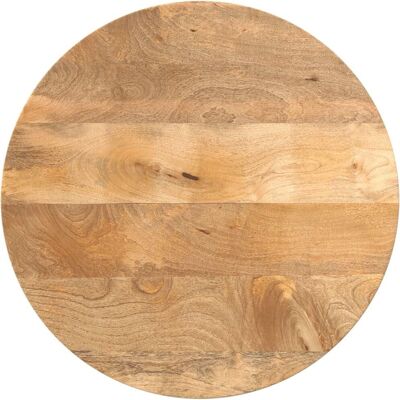vidaXL Ronde Mango Houten Tafelblad - Vervangingsbord voor Eettafel vidaXL Ronde Mango Houten Tafelblad - Vervangingsbord voor Eettafel