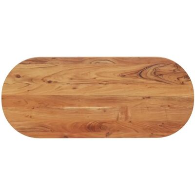 vidaXL 120x50x3,8 cm Oval Massivholz Akazie Tischplatte - Tischplatte vidaXL 120x50x3,8 cm Oval Massivholz Akazie Tischplatte - Tischplatte