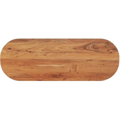 vidaXL 140x50x3.8 cm Oval Wooden Tabletop - Table Type vidaXL 140x50x3.8 cm Oval Wooden Tabletop - Table Type