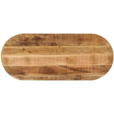 vidaXL Tischplatte 120x60x2,5 cm Oval Massiv Mangoholz - Ersatzplatte für Tisch vidaXL Tischplatte 120x60x2,5 cm Oval Massiv Mangoholz - Ersatzplatte für Tisch