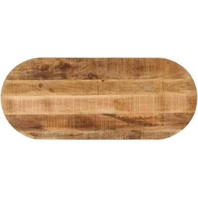 vidaXL Mango Wood Oval Table Top 120x50cm - Rustic Furniture vidaXL Mango Wood Oval Table Top 120x50cm - Rustic Furniture