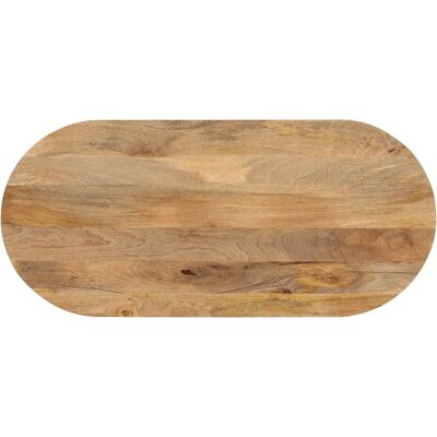 vidaXL 370125 Naturligt mangotræ ovalt bordplade - Bord vidaXL 370125 Naturligt mangotræ ovalt bordplade - Bord