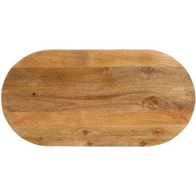 vidaXL Table Top Replacement Board - Oval Solid Mango Wood vidaXL Table Top Replacement Board - Oval Solid Mango Wood