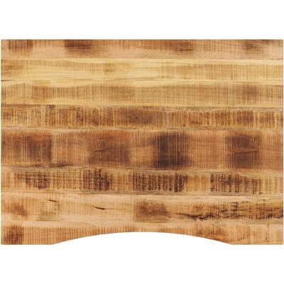 vidaXL Plateau de bureau rectangulaire en bois de mangue massif 100x80 cm vidaXL Plateau de bureau rectangulaire en bois de mangue massif 100x80 cm
