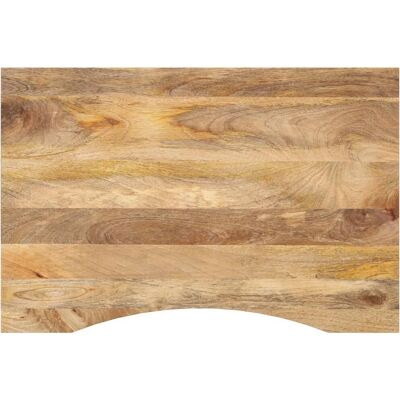 vidaXL Kaaren pöytätaso - Massiivinen mangopuinen - Rustikaali - 90x60cm vidaXL Kaaren pöytätaso - Massiivinen mangopuinen - Rustikaali - 90x60cm