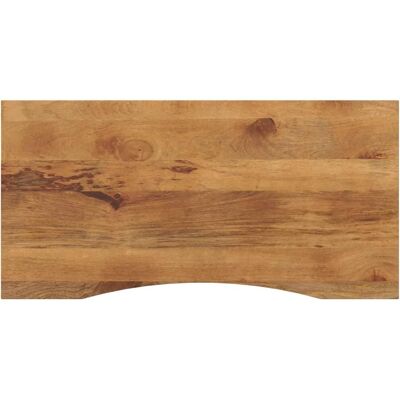 vidaXL Schreibtischplatte mit Kurve - Massivholz Mango - 110x60x2,5cm vidaXL Schreibtischplatte mit Kurve - Massivholz Mango - 110x60x2,5cm