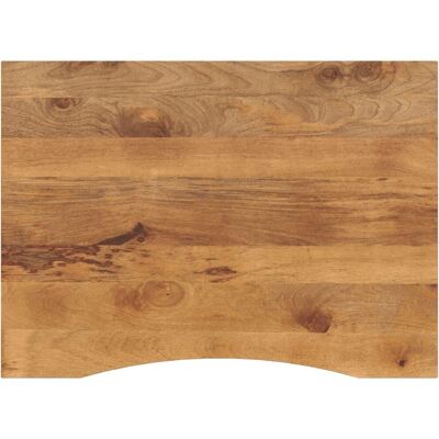 vidaXL Schreibtischplatte mit Aussparung - 110x80x2,5 cm - Massivholz Mango vidaXL Schreibtischplatte mit Aussparung - 110x80x2,5 cm - Massivholz Mango