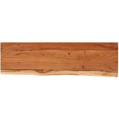 vidaXL Massives Akazienholz Wandregal - Rechthoekig - Natürliche Naturkante - 70x20x2,5cm - Wandregal vidaXL Massives Akazienholz Wandregal - Rechthoekig - Natürliche Naturkante - 70x20x2,5cm - Wandregal