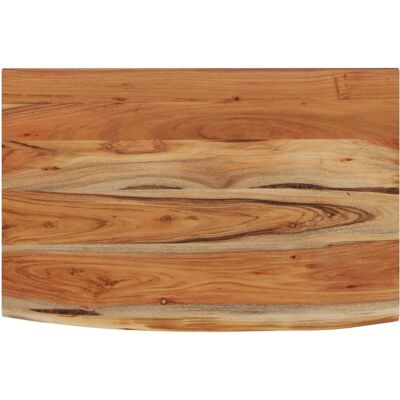 vidaXL Piano lavabo 60x60cm Legno massiccio marrone vidaXL Piano lavabo 60x60cm Legno massiccio marrone