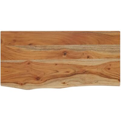 vidaXL Wandregal 60x30x3,8cm - Wandregal, Naturkante, Massivholz - Wandregal vidaXL Wandregal 60x30x3,8cm - Wandregal, Naturkante, Massivholz - Wandregal