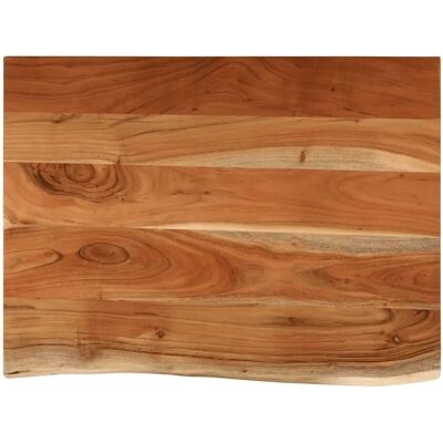 vidaXL Acacia Wood Bathroom Vanity Top - Rectangular Solid Wood Countertop vidaXL Acacia Wood Bathroom Vanity Top - Rectangular Solid Wood Countertop