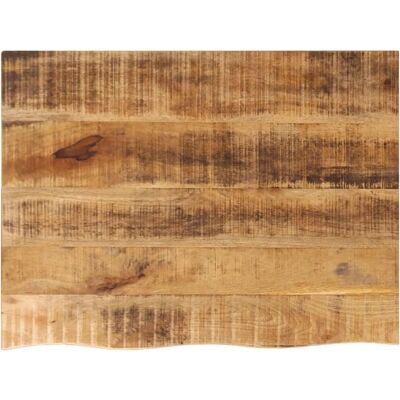 vidaXL Plateau de table en mangue avec bord naturel - Marron rustique vidaXL Plateau de table en mangue avec bord naturel - Marron rustique