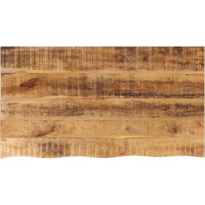 Vidaxl - Tablero de mesa borde natural madera maciza mango 110x60x2,5 cm - Tabla Vidaxl - Tablero de mesa borde natural madera maciza mango 110x60x2,5 cm - Tabla