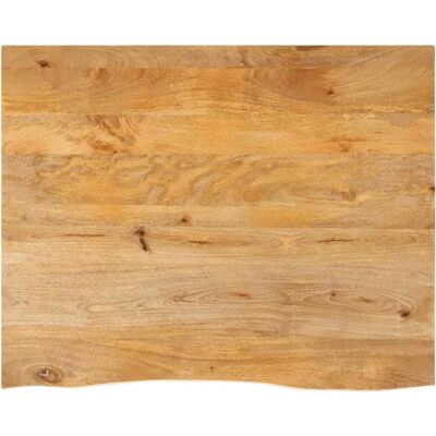 vidaXL Tafelblatt mit natürlicher Kante - Massives Mangoholz - 90x80x2,5 cm vidaXL Tafelblatt mit natürlicher Kante - Massives Mangoholz - 90x80x2,5 cm