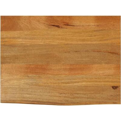 vidaXL Tischplatte Naturkante 90x60x2,5 cm Massiv Mangoholz - Tischplatte vidaXL Tischplatte Naturkante 90x60x2,5 cm Massiv Mangoholz - Tischplatte