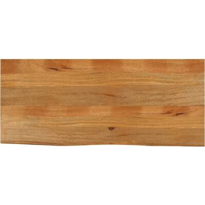vidaXL Tischplatte 140x60x2,5 cm Massives Mangoholz Rustikale Live Edge vidaXL Tischplatte 140x60x2,5 cm Massives Mangoholz Rustikale Live Edge
