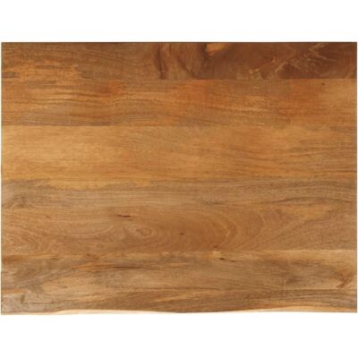 vidaXL Mangohout Live Edge Eettafelblad - 90x80cm vidaXL Mangohout Live Edge Eettafelblad - 90x80cm