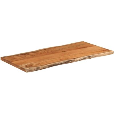 vidaXL Massivholz Akazie Rechteckige Tischplatte - 80x40x2,5 cm vidaXL Massivholz Akazie Rechteckige Tischplatte - 80x40x2,5 cm