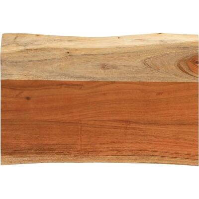 vidaXL Udskiftning bordplade i massivt akacietræ med levende kanter - 60x40x3,8 cm vidaXL Udskiftning bordplade i massivt akacietræ med levende kanter - 60x40x3,8 cm