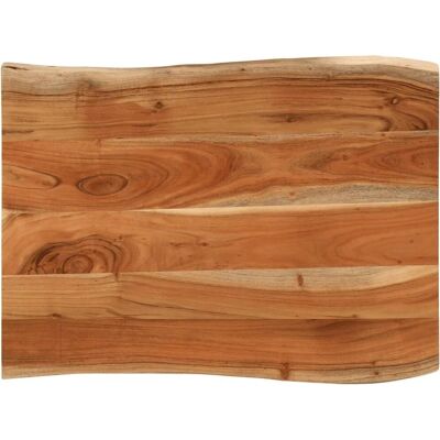vidaXL Akazien Rechteckige Tischplatte - Massivholz - 70x60cm vidaXL Akazien Rechteckige Tischplatte - Massivholz - 70x60cm