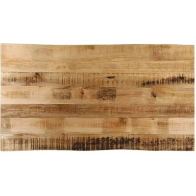 vidaXL Tafelblad met natuurlijke rand 100x60x2,5 cm Massief mango - Eettafelblad vidaXL Tafelblad met natuurlijke rand 100x60x2,5 cm Massief mango - Eettafelblad