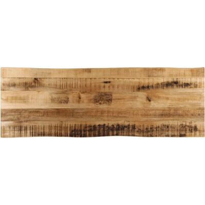 vidaXL Tischplatte mit Baumkante 120x40x3,8 cm Raues Mango - Esstischplatte vidaXL Tischplatte mit Baumkante 120x40x3,8 cm Raues Mango - Esstischplatte