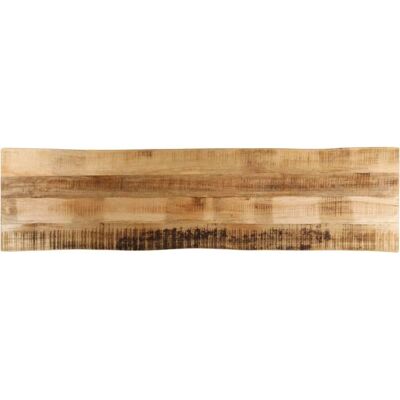vidaXL Massives Mangoholz Tischplatte mit lebendigen Kanten - 160x40x3,8 cm vidaXL Massives Mangoholz Tischplatte mit lebendigen Kanten - 160x40x3,8 cm