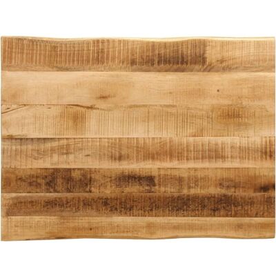 vidaXL Tischplatte mit Naturkante 80x60x3,8 cm Massives Mangoholz - Esstischplatte vidaXL Tischplatte mit Naturkante 80x60x3,8 cm Massives Mangoholz - Esstischplatte