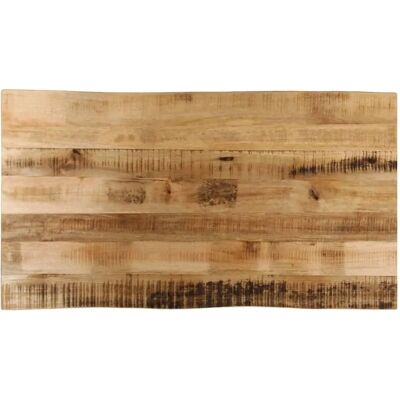 vidaXL Tischplatte mit Baumkante 120x60x3,8 cm Massivholz - Esstischplatte vidaXL Tischplatte mit Baumkante 120x60x3,8 cm Massivholz - Esstischplatte