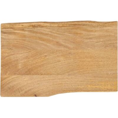 vidaXL Massiv Mangoholz Tischplatte 50x40 cm - Rustikale Naturkante vidaXL Massiv Mangoholz Tischplatte 50x40 cm - Rustikale Naturkante