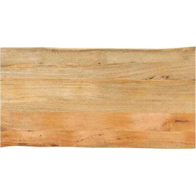 vidaXL Mangoholz Esstischplatte Natürliche Kante 100x60x3,8 cm - Esstischplatte vidaXL Mangoholz Esstischplatte Natürliche Kante 100x60x3,8 cm - Esstischplatte