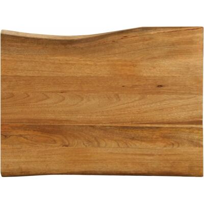 vidaXL Tisch 90x60cm Mangoholz Rustik mit lebendiger Kante vidaXL Tisch 90x60cm Mangoholz Rustik mit lebendiger Kante
