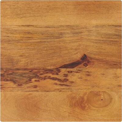 vidaXL Plateau de table 60x60x2,5 cm en bois de mangue - Carré rustique - Publicité vidaXL Plateau de table 60x60x2,5 cm en bois de mangue - Carré rustique - Publicité