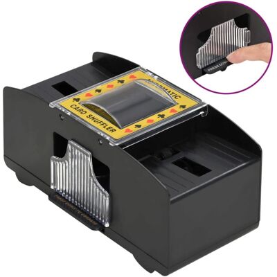 vidaXL Automatisk kortblander - Sort - 2 kortbunker - Korttype vidaXL Automatisk kortblander - Sort - 2 kortbunker - Korttype