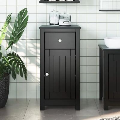 vidaXL Sorte Badeværelsesskab 40x34x80 cm - Opbevaringsskab - Badeværelsestype vidaXL Sorte Badeværelsesskab 40x34x80 cm - Opbevaringsskab - Badeværelsestype
