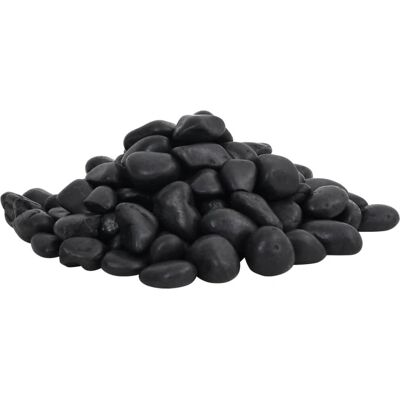 vidaXL Polierte Kiesel 25 kg Schwarz - Dekosteine vidaXL Polierte Kiesel 25 kg Schwarz - Dekosteine