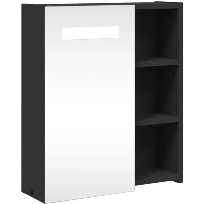 vidaXL Badværelsesspejlkabinet med LED 45x13x52 cm vidaXL Badværelsesspejlkabinet med LED 45x13x52 cm