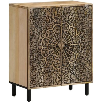 vidaXL Beistellschrank - Mango Massivholz - Stauraum - Sideboard vidaXL Beistellschrank - Mango Massivholz - Stauraum - Sideboard
